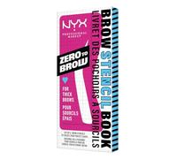 NYX Professional Makeup Maquillage des yeux Sourcils Zero To Brow Stencil Thin Brow 4 Stk.