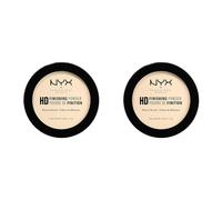 NYX Professional Makeup Poudre de Finition Compacte Perfectrice de Teint High Definition, Finit Mat, Contrôle de la Brillance, Teinte : Banana (Lot de 2)