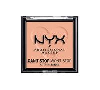 NYX Professional Makeup Poudre Matifiante Can't Stop Won't Stop Mattfying Powder, Fini Mat, Brightening Peach