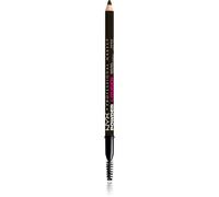 NYX Professional Makeup Powder Louder crayon pour sourcils avec brosse teinte Black 1 pcs