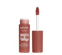 NYX Professional Makeup Rouge à Lèvres Crème Mat Smooth Whip, Couleur Vive, Texture Crème Fouettée, Formule Vegan, Teinte : Teddy Fluff (04)