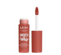NYX Professional Makeup Rouge à Lèvres Crème Mat Smooth Whip, Couleur Vive, Texture Crème Fouettée, Formule Vegan, Teinte : Pushin Cushion (07)