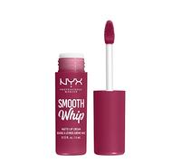NYX Professional Makeup Rouge à Lèvres Crème Mat Smooth Whip, Couleur Vive, Texture Crème Fouettée, Formule Vegan, Teinte : Fuzzy Slippers (08)