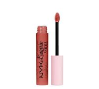 NYX Professional Makeup Rouge à Lèvres Liquide Mat Lip Lingerie XXL, Longue Tenue, Formule Vegan, Sans transfert, Teinte : Peach Flirt (06)