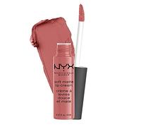 NYX Professional Makeup Rouge à Lèvres Soft Matte Lip Cream, Fini Mat Crémeux, Couleur Ultra-Pigmentée, Tenue Longue Durée, Teinte : Shanghai (56)