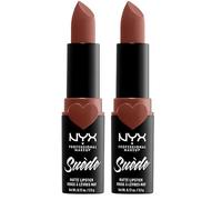 NYX Professional Makeup Rouge à lèvres - Suede Matte Lipstick - Free Spirit (Lot de 2)