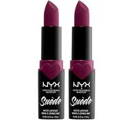 NYX Professional Makeup Rouge à lèvres - Suede Matte Lipstick - Girl, Bye (Lot de 2)
