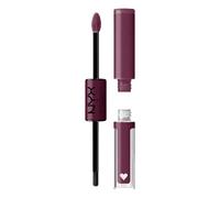 NYX Professional Makeup Shine Loud Brillant Lèvres 16h Make It Work | Double embout pigmenté, Formule vegan huiles nourrissantes, Fini non-collant, Sans transfert 16h