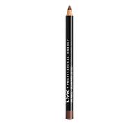 NYX Professional Makeup Slim Eye Pencil Crayon Eyeliner Dark Brown | Formule crémeuse longue durée, Résiste aux bavures, Fins et affûtés, Nuances envoûtantes, Application facile