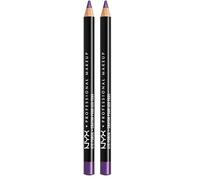 NYX Professional Makeup Slim Eye Pencil Crayon Eyeliner Longue Tenue Purple (Lot de 2)