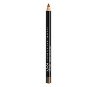 NYX Professional Makeup Slim Eye Pencil Crayon Eyeliner Medium Brown | Formule crémeuse longue durée, Résiste aux bavures, Application facile, Nuances envoûtantes, Fins et affûtés