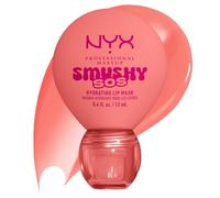 NYX Professional Makeup - Smushy SOS - Soin Lèvres Teinté 2-en-1: Baume Ultra-Glossy le jour & Masque Réparateur de nuit - Hydratation 12h - Parfumé - Peachy Pamper