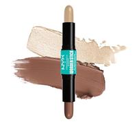 NYX Professional Makeup Stick Highlight & Contour, Double Embout, Définition & Brillance, Modulable & Formule Vegan, Wonder Stick, Teinte : Universal Light (02)