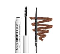 NYX Professional Makeup Gel à Sourcils Control Freak, Mascara avec Gel Fixant Transparent, Sourcils Apprivoisés & Définis, Non Collant & Sans Résidus, 10 ml