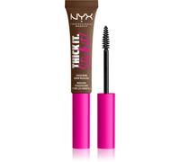 NYX Professional Makeup Thick It. Stick It - Mascara Sourcils - Résultat Teinté & Densifié 16h - Teinte : Brunette (06)