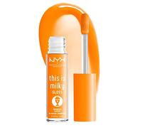NYX PROFESSIONAL MAKEUP This Is Milky Gloss, Lip Gloss with 12 Hour Hydration, Vegan - Mango Lassi (Orange Cream)