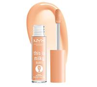 NYX PROFESSIONAL MAKEUP This Is Milky Gloss, Lip Gloss with 12 Hour Hydration, Vegan - Milk & Hunny (Honey Nude)