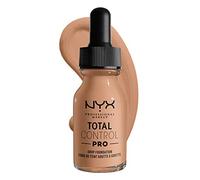 NYX Professional Makeup Total Control Pro Drop Fond de Teint Goutte à Goutte, Dosage Précis, Couvrance Modulable et Personnalisable, Formule Vegan, Fini Naturel, 13 ml, Teinte : Medium Buff