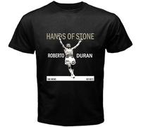 NYXMLYTIO Roberto Hands of Stone Boxing Legend Men's Black T-Shirt