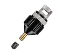 NyxSeat 1 adaptateur de valve d'air noir, pompe de bateau pneumatique, adaptateur SUP pour homme, adaptateur de pompe à air pour canoës, bateaux gonflables, etc.
