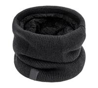 NyxSeat 1 écharpe chaude d'hiver, cache-cou thermique épais, foulard pour homme, masque de vélo, écharpe en tricot pour femme, cache-cou, convient pour le cyclisme, le ski, etc., Noir , taille unique