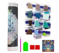 NyxSeat 1 jeu d'outils autocollants en diamant pour chat, bricolage, kit d'art diamant pour filles, cadeaux créatifs, convient aux enfants de 6 à 12 ans