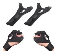 NyxSeat 1 paire de gants lumineux - Gants de pêche réglables - Convient pour le camping et les activités de plein air - Accessoires de pêche - Cadeaux pour papa - Cadeaux amusants pour hommes