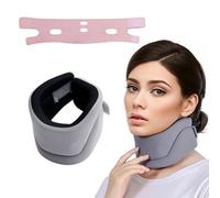 NyxSeat 1 tour de cou, 1 support de levage, support de cou, tour de cou incliné vers l'avant, support de cou réversible, réutilisable (mélange rose-gris)
