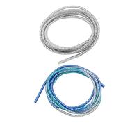 NyxSeat 2 boîtiers de protection pour câbles de données de 2,8 mètres, argent clair et bleu dégradé