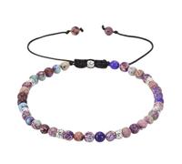NyxSeat Bracelet perlé pour femmes fait à la main 1 pièce et étui 1 pièce, bracelet de style Boho, bracelet en pierres précieuses, adapté aux filles et aux femmes