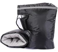 NyxSeat Gants de cyclisme noirs avec bandes réfléchissantes pour voiture et conduite - Garde les mains au chaud - Idéal pour l'automne et l'hiver