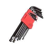 NyxSeat Jeu de clés Allen métriques longues marquées de taille et support de rangement