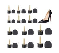 NyxSeat Lot de 12 paires de talons de rechange, pointes de talon pour talons hauts, segments de rechange, réparations de talon, pointes de talon pour talons hauts, protège-talons, coussinets de talon