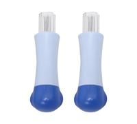 NyxSeat Lot de 2 aiguilles à feutrer en laine - Aiguilles à poinçonner à tête de tamis - Kit d'aiguilles à poinçonner multifonctionnelles - Convient la broderie DIY, les travaux manuels, etc. (bleu)