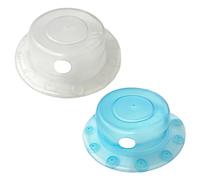 NyxSeat Lot de 2 couvercles de vidange de baignoire - Couvercle de trop-plein - Couvercle de vidange de baignoire - Couvercle de lavabo pliable