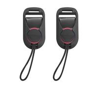 NyxSeat Lot de 2 Sangles pour Appareil Photo avec Boucle, Adaptateur et Clip - Convient pour Appareils Photo Reflex Numériques