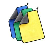 NyxSeat Lot de 3 chiffons de nettoyage de voiture, chiffons de nettoyage en microfibre, chiffons de nettoyage de voiture, chiffons en peluche super absorbants pour le nettoyage et le séchage des