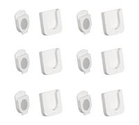 NyxSeat Lot de 6 supports de télécommande magnétiques pour télécommande murale, support mural blanc, support mural pour télécommande TV, très bien adapté pour une utilisation à la maison et au bureau