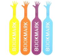 NyxSeat - Lot de 8 marque-pages 3D faits à la main en forme de petites mains - Marque-page personnalisés pour enfants - Cadeaux mignons en polypropylène