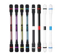 NyxSeat Lot de 8 stylos rotatifs pour écrire et divertir - Papier à lettre créatif - Stylos magnétiques - Stylos à outils - Cadeaux d'étudiant (avec recharges)