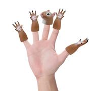 NyxSeat Marionnettes à doigts écureuil, marionnettes à doigts d'animaux, mini jouets fantaisie, accessoires mignons, jouets pour enfants