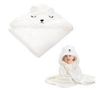 NyxSeat Serviette de bain pour bébé 1 pièce avec capuche, serviette de bain douce et absorbante pour bébé, cape d'animal de dessin animé, articles de toilette pour nouveau-nés et tout-petits