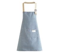 NyxSeat Tablier Rayé 1 Pièce Avec Poches, Manches Longues Pour Pâtisserie, Peinture, Cuisine