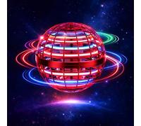 Nyxton Boule Volante Lumineuse, Jouet Interactif pour Enfants, Jeu Volant avec Effets Lumineux (Rouge)