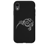 NZ Kiwi Maori Word Art Aotearoa Tribal Bird Icône Nouvelle-Zélande Coque pour iPhone XR