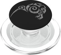 NZ Kiwi Maori Word Art Aotearoa Tribal Bird Icône Nouvelle-Zélande PopSockets PopGrip pour MagSafe