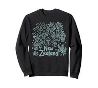 NZ Rugby Oiseau Kiwi de Nouvelle-Zélande Maori Haka Doodle Sweatshirt