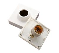 NZBZKKNBCP Douille de Lampe E27, Douille d'ampoule résistante for Hautes températures, Douille d'ampoule en céramique, Base de Lampe Pied de Lampe(86mm Ceramic Liner)