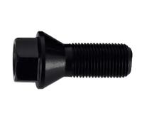 NZBZMBTTVF 1 boulon de roue, vis, compatible for Alfa Romeo et BMW M14 x,25 | Hexagone 17 mm | Longueur 48 | Filetage 24 Écrou de boulon de roue