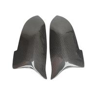 NZBZMBTTVF Coques de rétroviseurs noirs aspect fibre carbone for BMW Série 5, 6 et 7 F10, F11, F18, F07, F12, F13, F06, F01, F02 LCI rétroviseur(Carbon Grain Black)